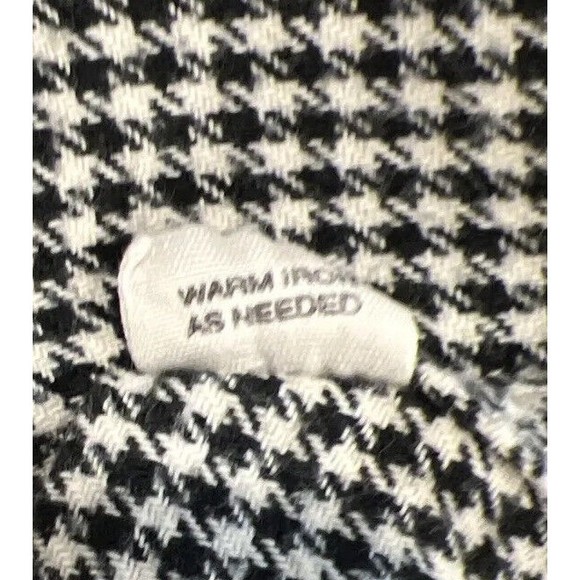 J.Crew Men Size LT Tall Oxford Cotton Long Sleeve Casual Shirt Sharks Tooth L - Picture 7 of 12